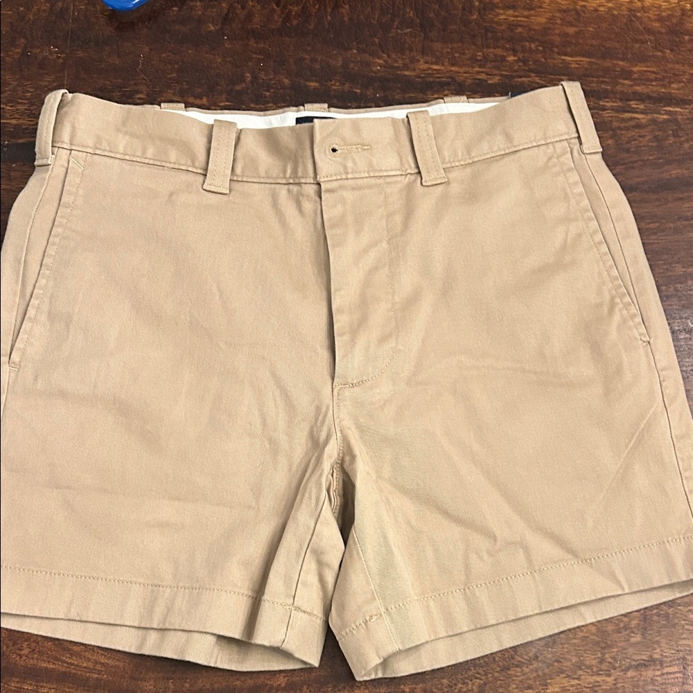 J. Crew Men's Tan Flat Front Shorts